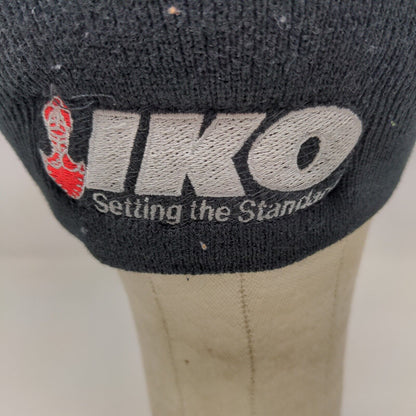 IKO Men's Beanie Hat Black OSFA Acrylic Setting the Standard Embroidered Logo