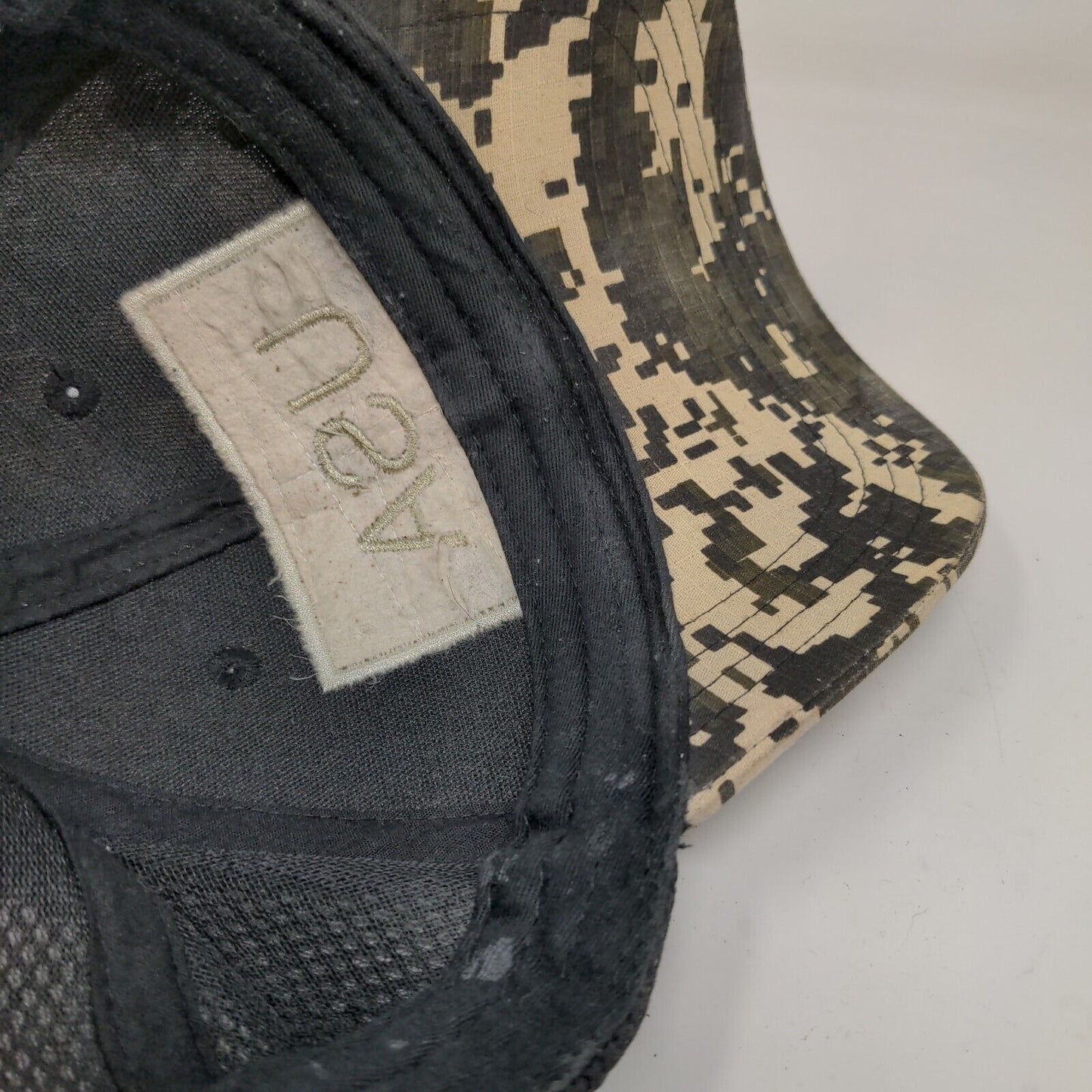 Unbranded Men's Strapback Hat Digital Camouflage Adjustable Patch Logo