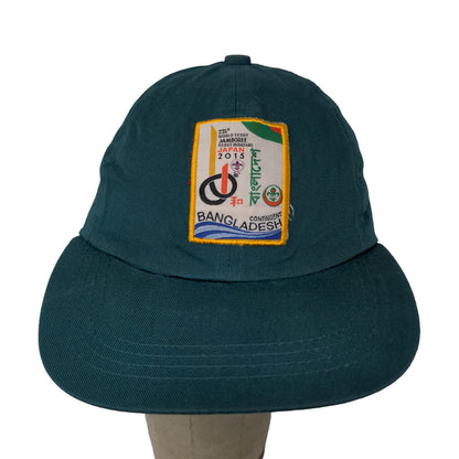 World Scout Jamboree 2015 Japan Strapback Hat Green Embroidered Logo