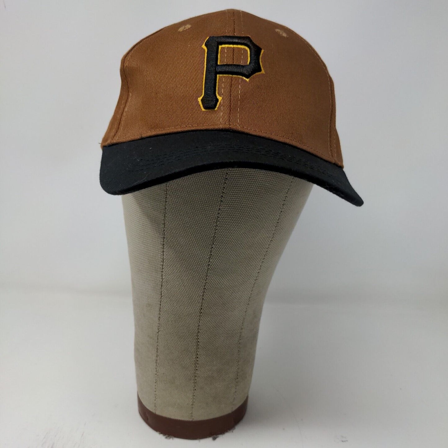 Pittsburgh Pirates Strapback Hat Brown Adjustable Embroidered Logo Kennywood