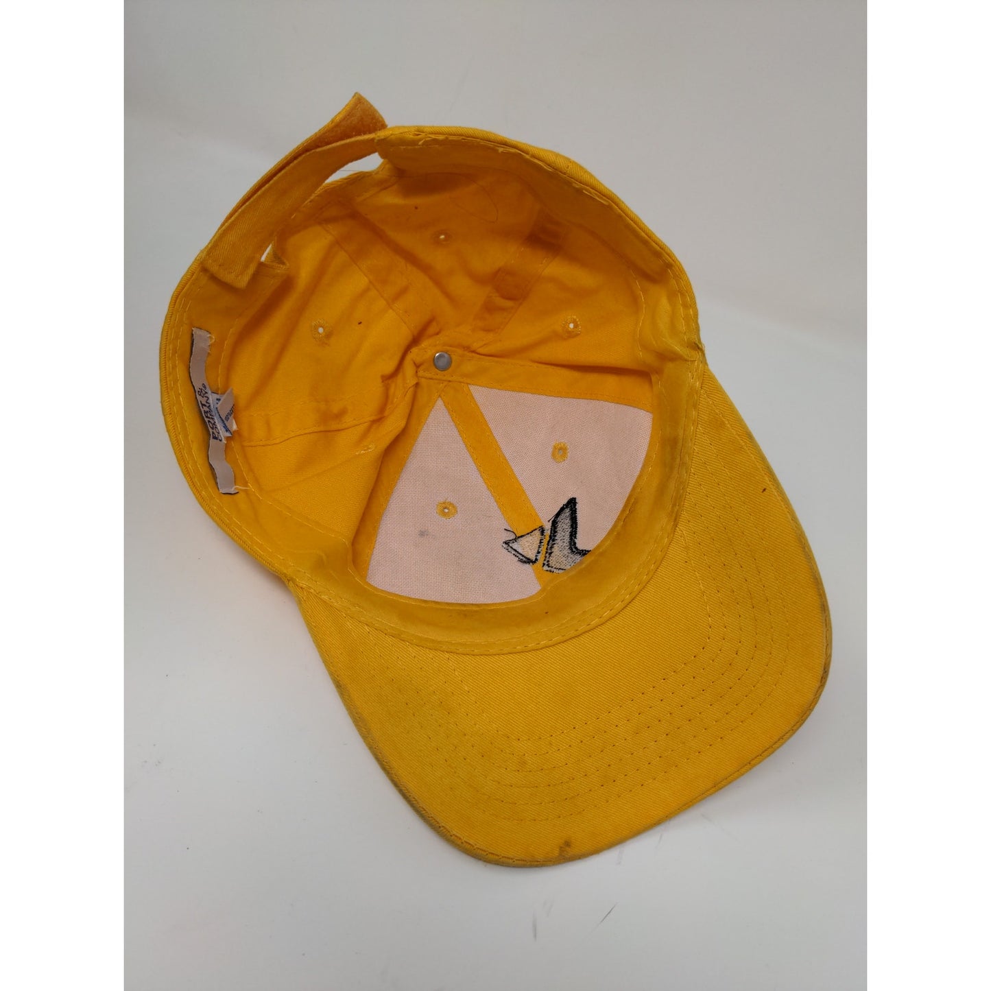 Youth Boys YMCA Strapback Hat Adjustable Embroidered Logo Yellow Cap