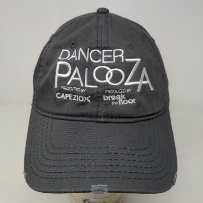 Unbranded Dancer Palooza Men's Strapback Hat Gray OSFM Embroidered Logo