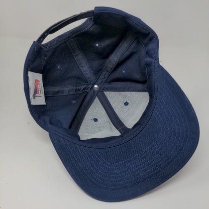 Justice Bros Snapback Hat Blue OSFA Embroidered Logo Made in USA