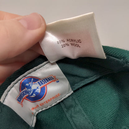 Twins Enterprised Men's Snapback Hat Green OSFA Professional Baseball Foot Logo