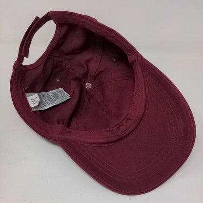 GAP Kids Boy's Strapback Hat Red Burgundy Size L/XL 100% Cotton Embroidered