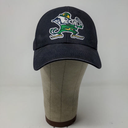 Captivating Headwear Notre Dame Fighting Irish Strapback Hat Blue Embroidered