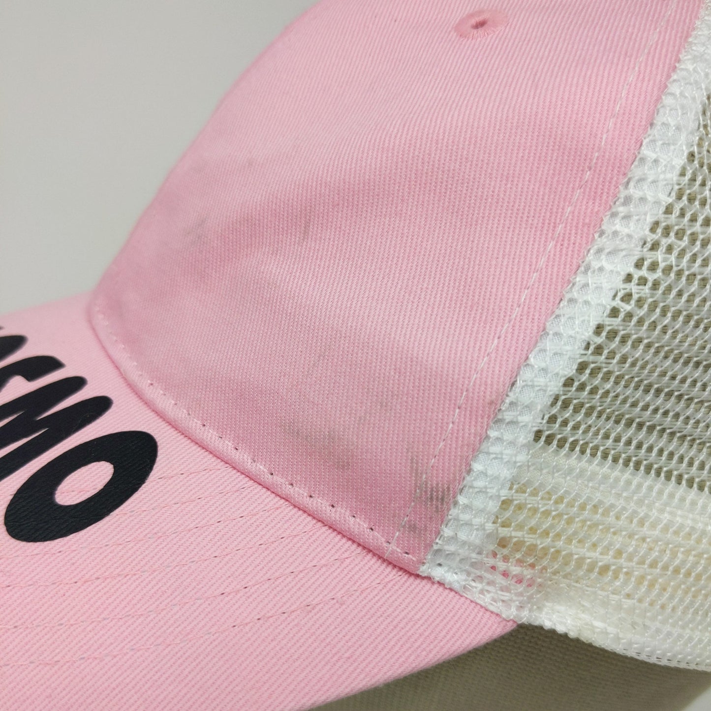 Cosmo Chic Snapback Meshback Hat Graphic Spell Out OSFA SEE DESC