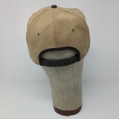 Vintage IBEP Indiana Beef Evaluation Program Snapback Trucker Hat Tan Brown