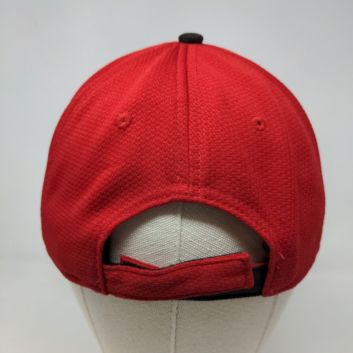 OC Sports Men's Team MLB Cincinnati Reds Strapback Hat Red Size OSFM Logo