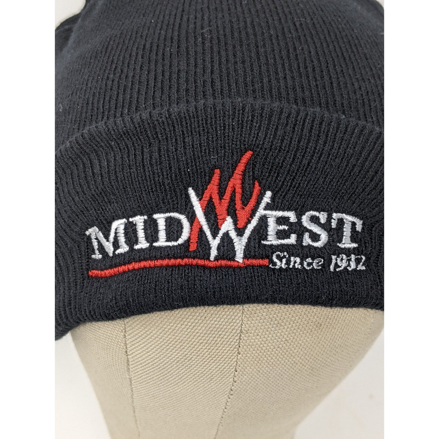 Mid West 3M Authorized Distributor Otto Brand Beanie Hat Black  Embroidered