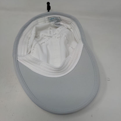Coolibar UPF 50+ Men's Lenny Sport Cap White Size S/M Drawstring 100% Polyester