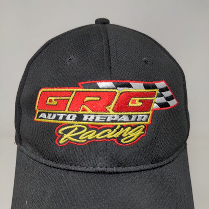 GRG Auto Repair Racing Men's Strapback Hat Black Embroidered Logo #37