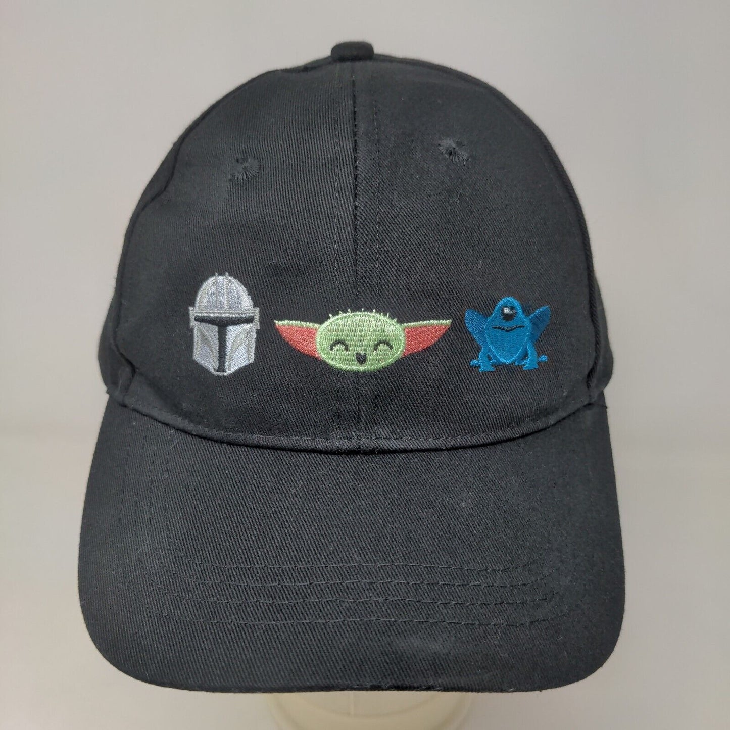 Disney Star Wars Boy's Slideback Hat Black Size 59CM Mandalorian Baby Yoda