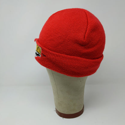 Big Bang Theory Bazinga Beanie Hat OSFA Red Embroidered Logo Ripple Junction