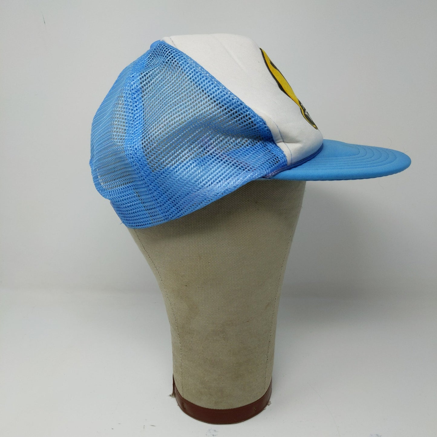 Dog on the Tuckerbox Gundagai Australia Snapback Meshback Hat Blue White