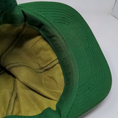 K-Products Mens Seedex 391 Soybeans Trapper Hat Green Made in USA Vintage