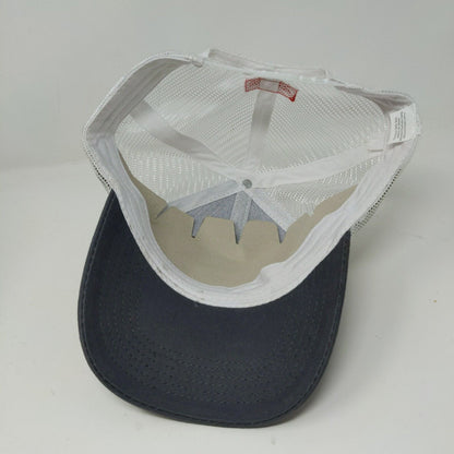 Camp Chef Mesh Snapback Cap Adjustable Hat Gray White Embroidered Logo OSFA
