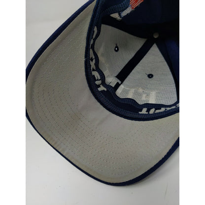 New York Fire Dept FDNY 9/11 Memorial Hat FlexFit Size S-M Blue Embroidered