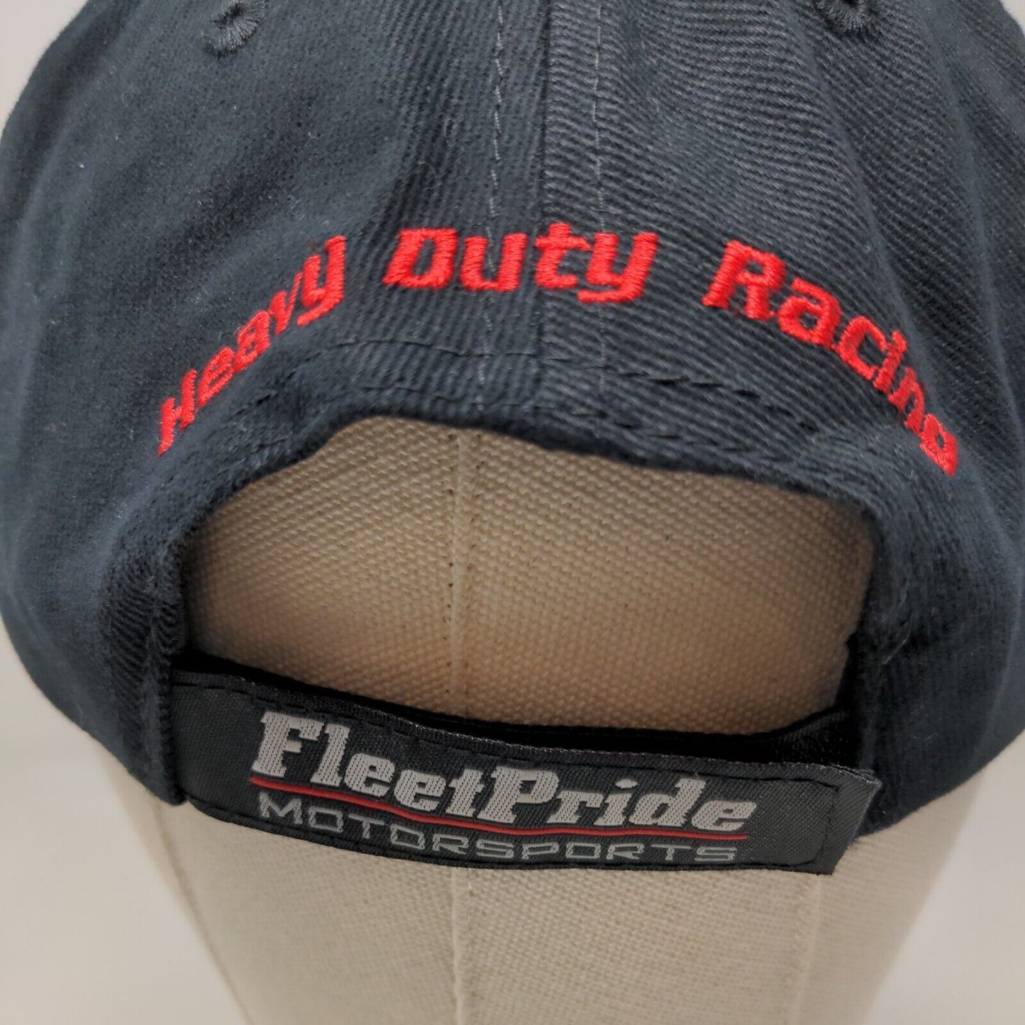 Fleet Pride Motorsports Men's Strapback Hat Black Embroidered #70 Yellow Racing