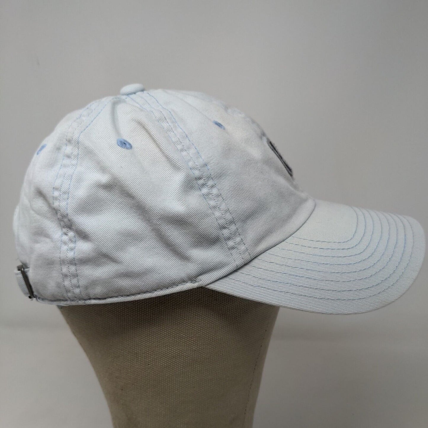 American Needle Men's Slideback Hat Light Blue Adjustable Embroidered Logo