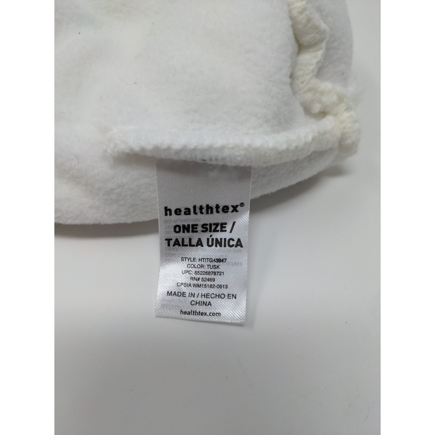 HealthTex Baby/Toddler Cable Knit Beanie Hat One Size Cream Tusk