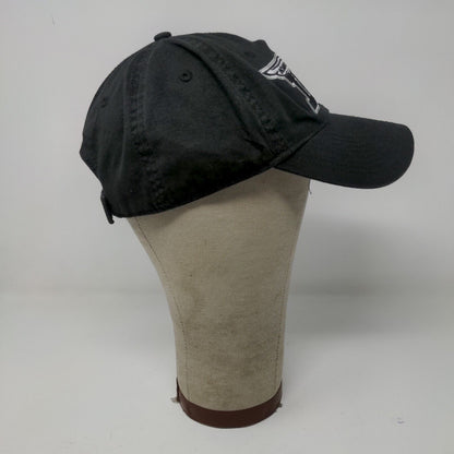 Indianapolis Motor Speedway IMS Strapback Hat Embroidered Logo Racing Black OSFM