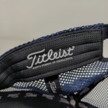 Titleist Golf Mens Slideback Mesh Back Hat Blue Embroidered Logo