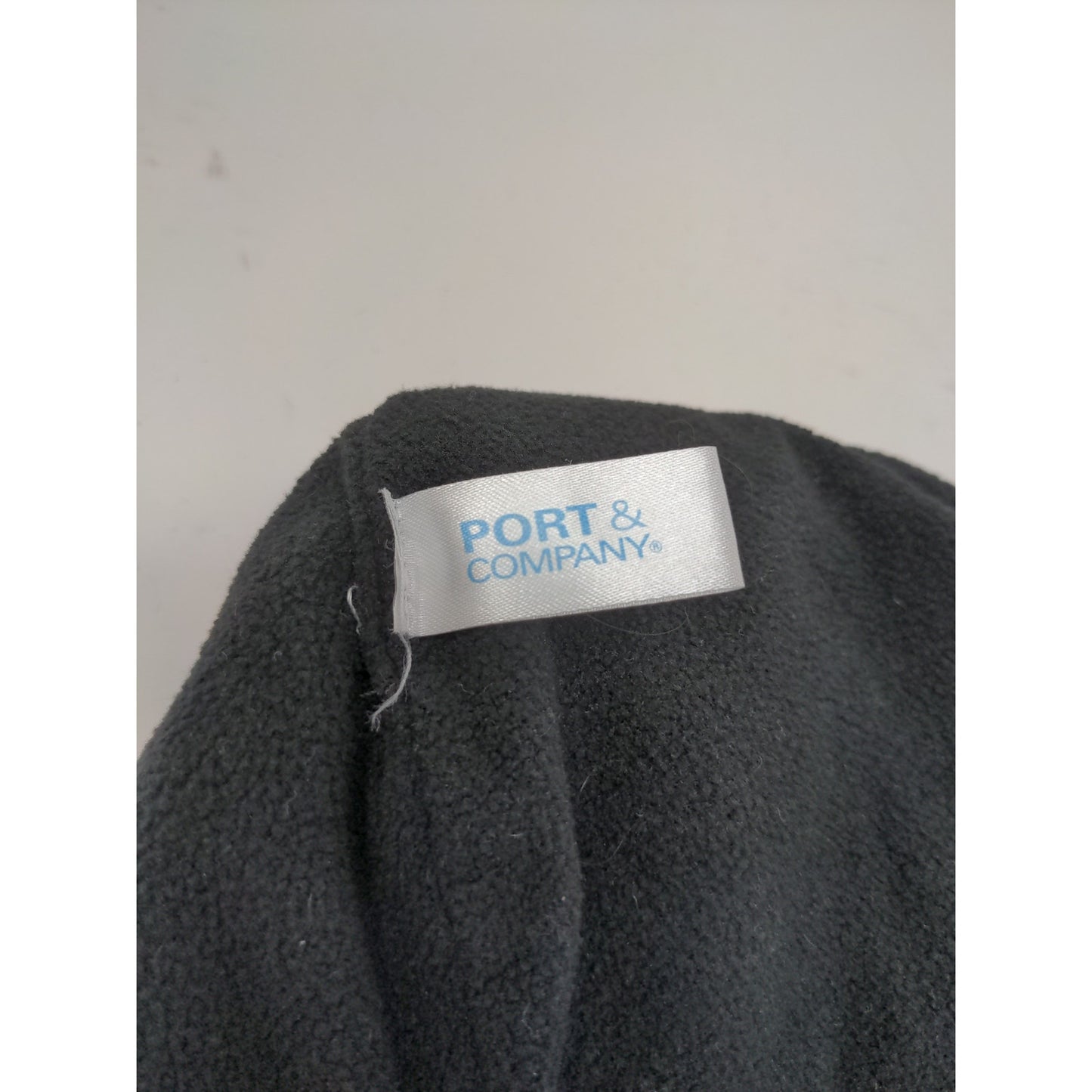 Port & Company Lined Beanie Hat Embroidered M Logo Gray 100% Acrylic