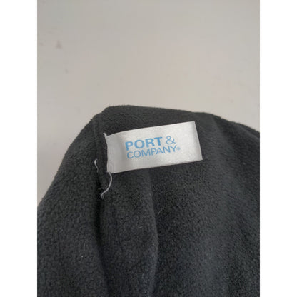 Port & Company Lined Beanie Hat Embroidered M Logo Gray 100% Acrylic