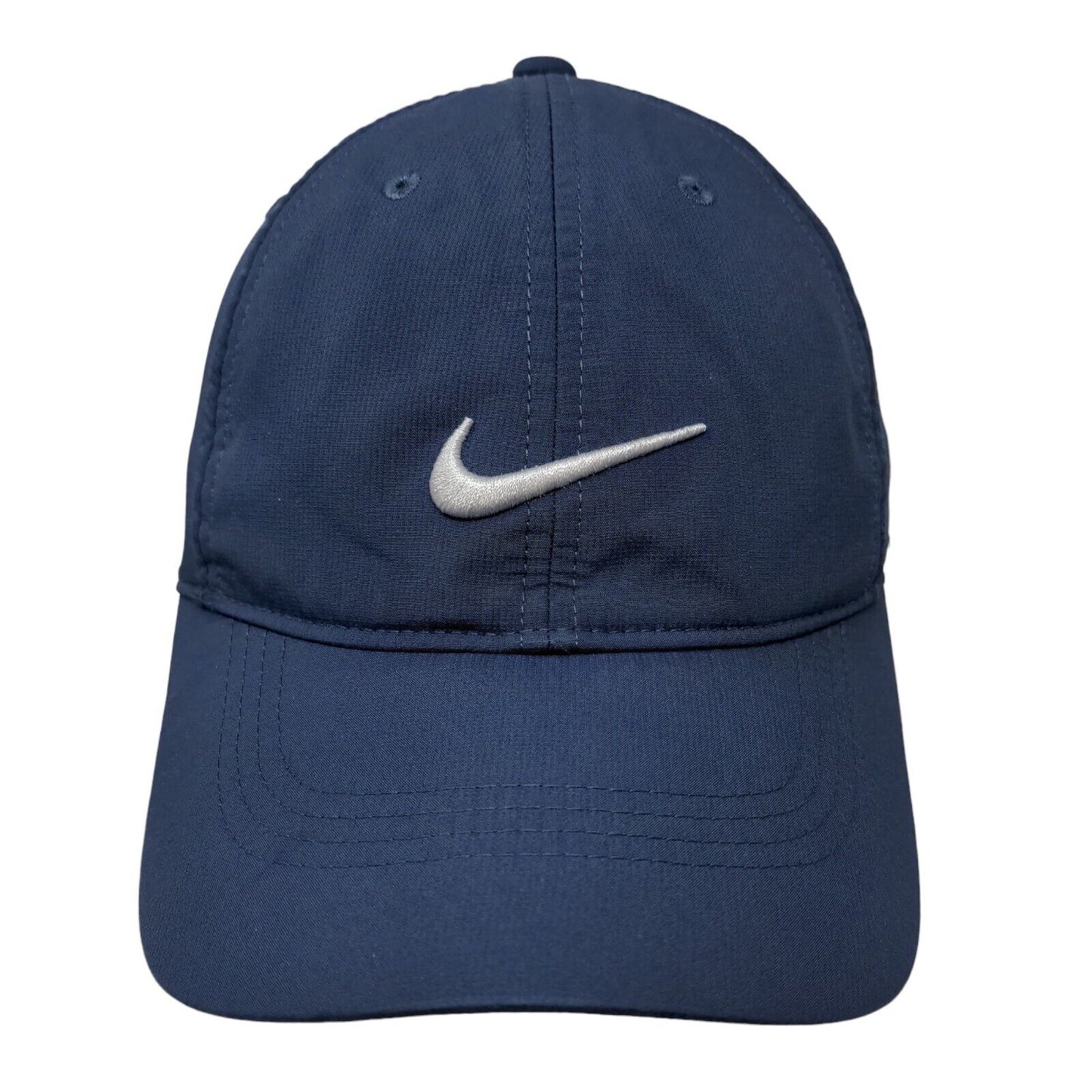 Nike Golf Men's Strapback Hat Blue Size OSFM Embroidered Swoosh Logo