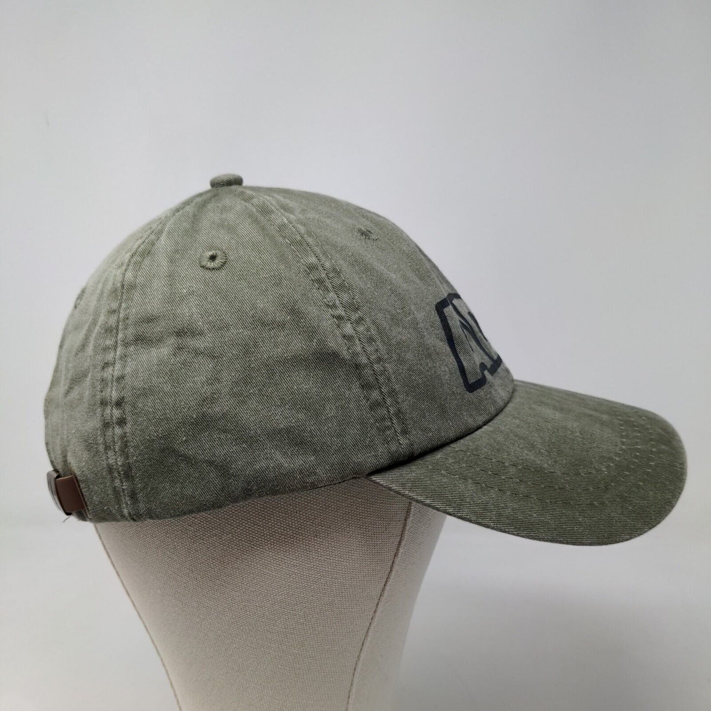 Adams Men's Slideback Hat Green Adjustable Graphic ADK Logo Cheese.com W/Tags