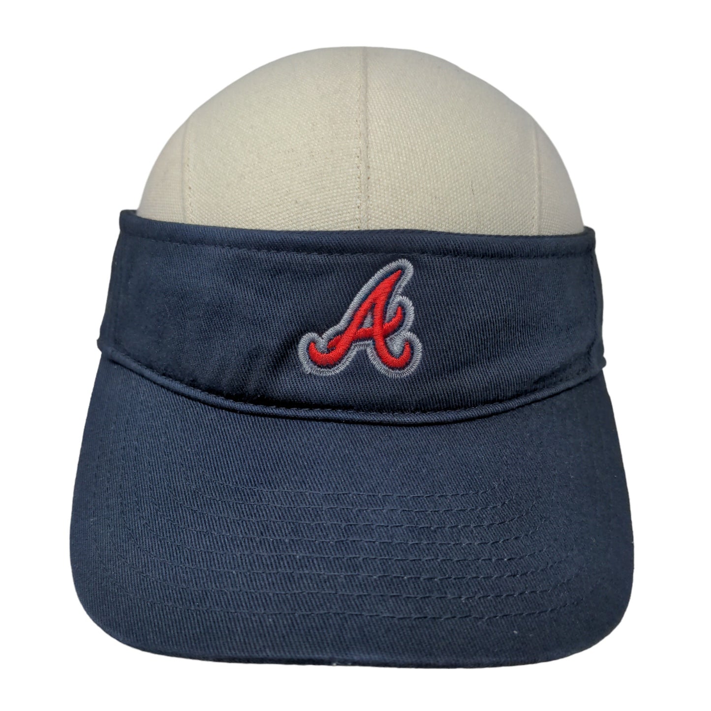 Richardson Men's Strapback Sun Visor Hat Blue Model R45 Embroidered A Logo
