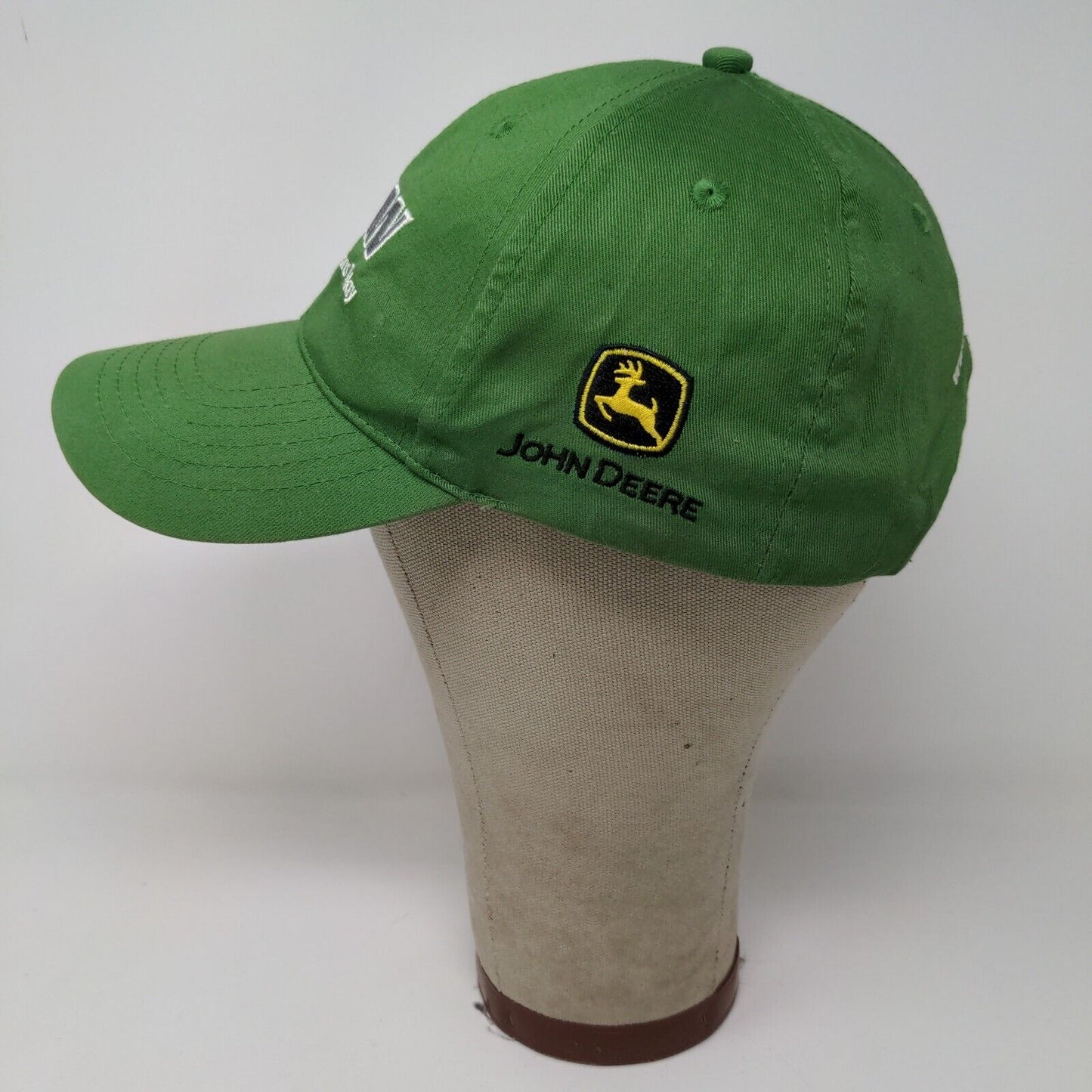 John Deere AHW Snapback Hat Green OSFA Embroidered Spell Out Logo