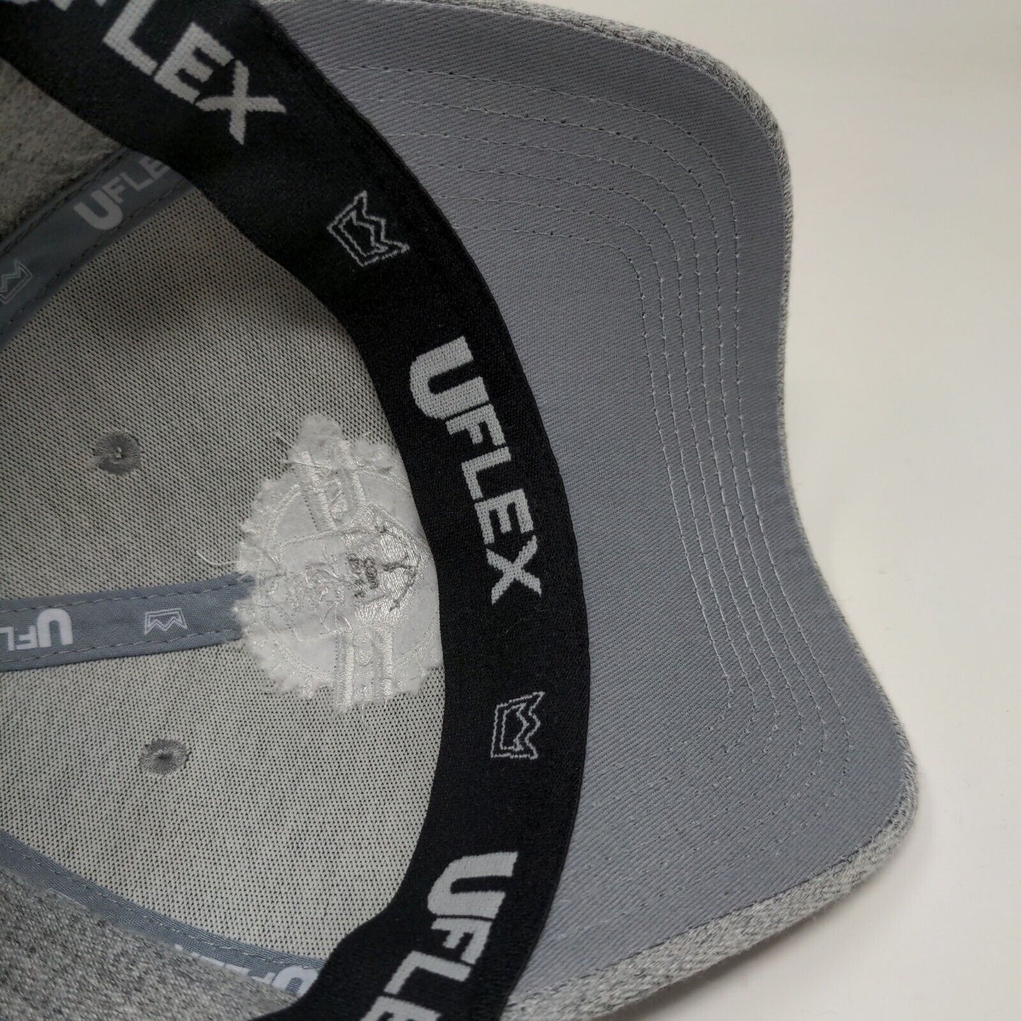 UFlex Old Boys South American College Schools Fitted Hat Gray Size S-M