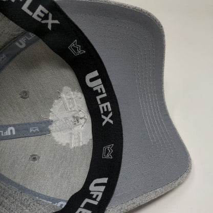 UFlex Old Boys South American College Schools Fitted Hat Gray Size S-M
