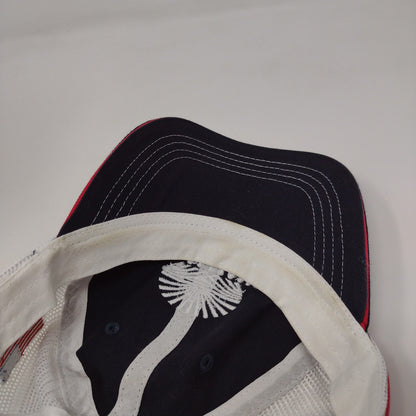 CountryMark Co-Alliance Mesh Back Snapback Hat Black White Embroidered Logo OSFA