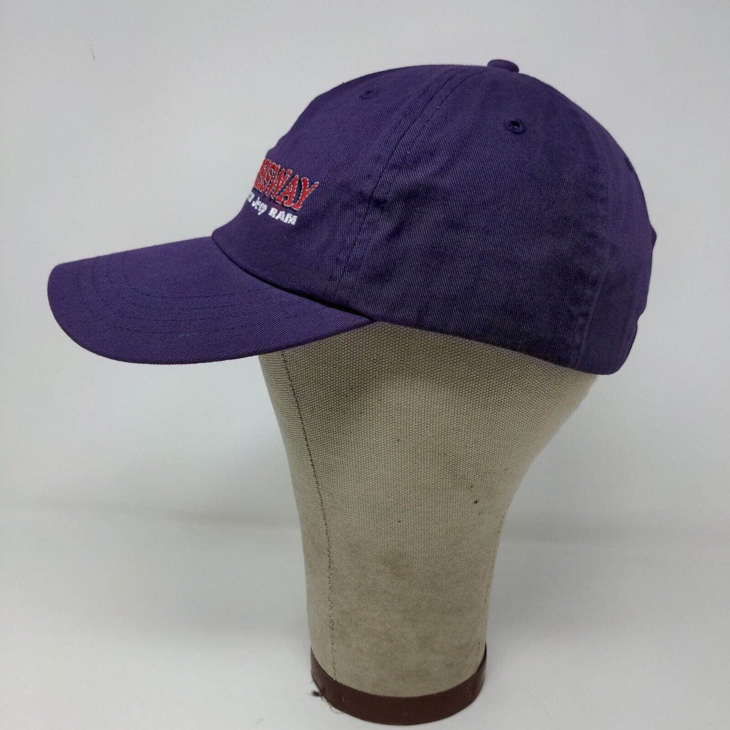 Expressway Dodge, Chrysler, Jeep, Ram Slideback Hat Purple OSFM Embroidered