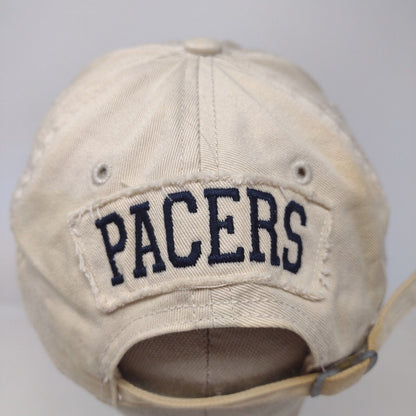 Twins Enterprise Men's Indiana Pacers Slideback Hat Tan OSFA Embroidered