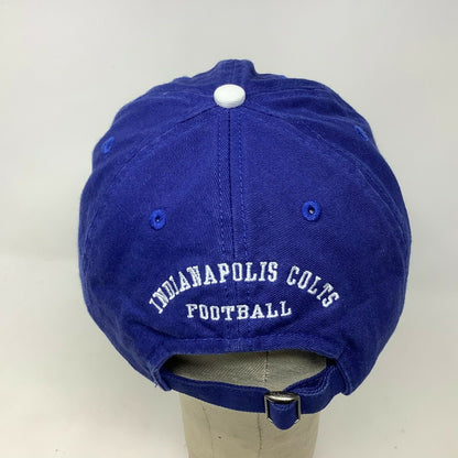 NFL Indianapolis Colts Baseball Hat White Horseshoe Slideback Adjustable OSFA