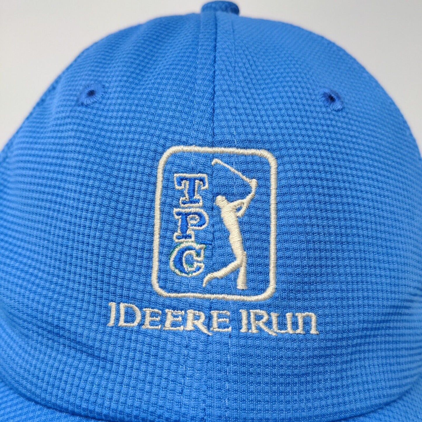 TPC Deere Run Men's Strapback Hat Blue Size OS Embroidered Logo