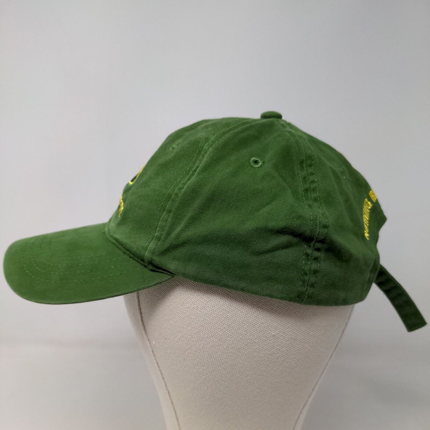 John Deere Owner's Edition Slideback Hat Green Adjustable Embroidered Logo