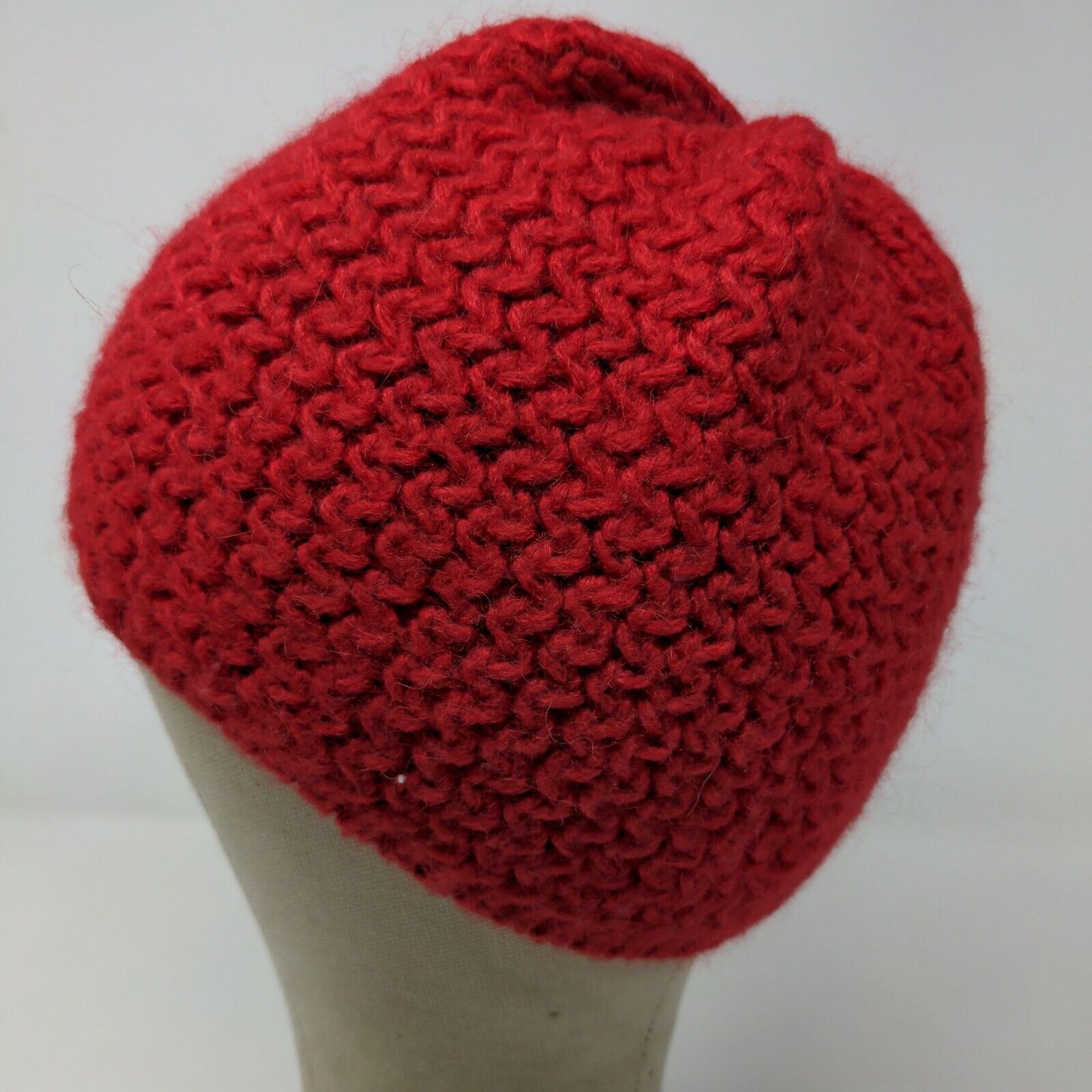 Lauren Ralph Lauren Women's Knit Beanie Hat Cap Red Wool Alpaca Blend