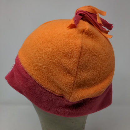 Dunkin' Donuts Men's Beanie Hat Pink Orange Thanksgiving Day Embroidered Logo
