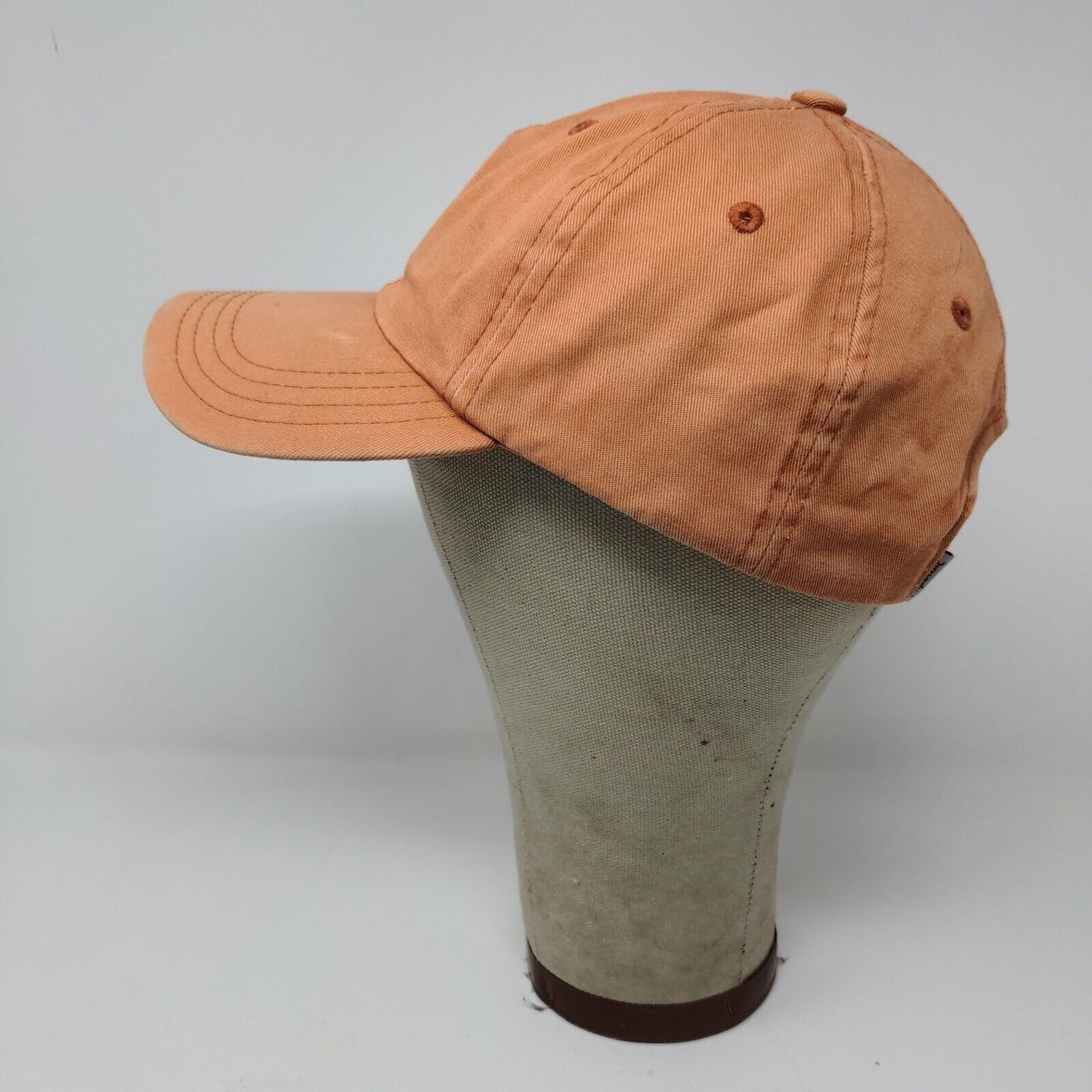 Clustere Spires Golf Club Orange Hat Cap Adjustable Strap Back Embroidered