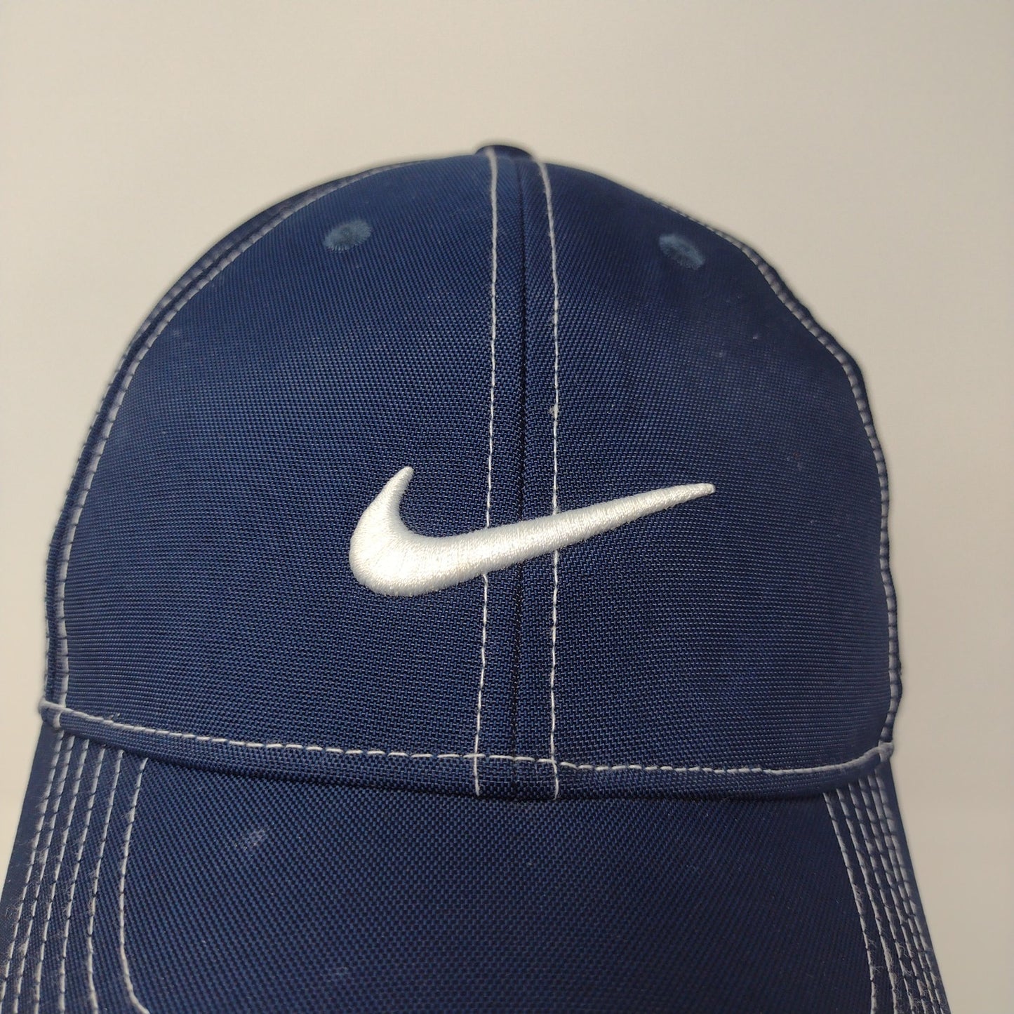 Nike Golf Strapback Hat Mooresville Pioneers Embroidered Swoosh Logo Blue OSFM