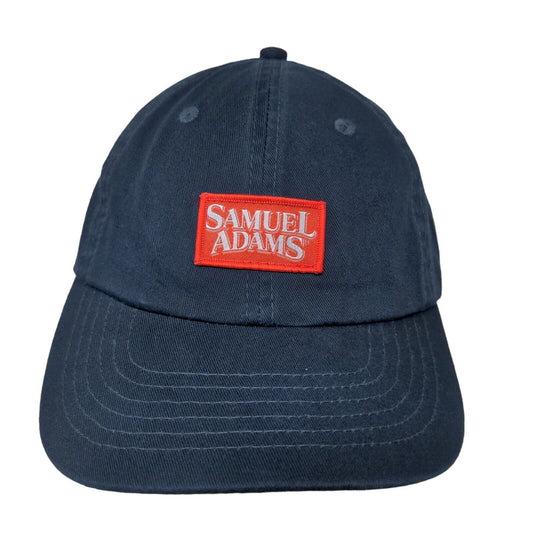 Samuel Adams Men's Slideback Hat Blue Adjustable Embroidered Logo Cotton