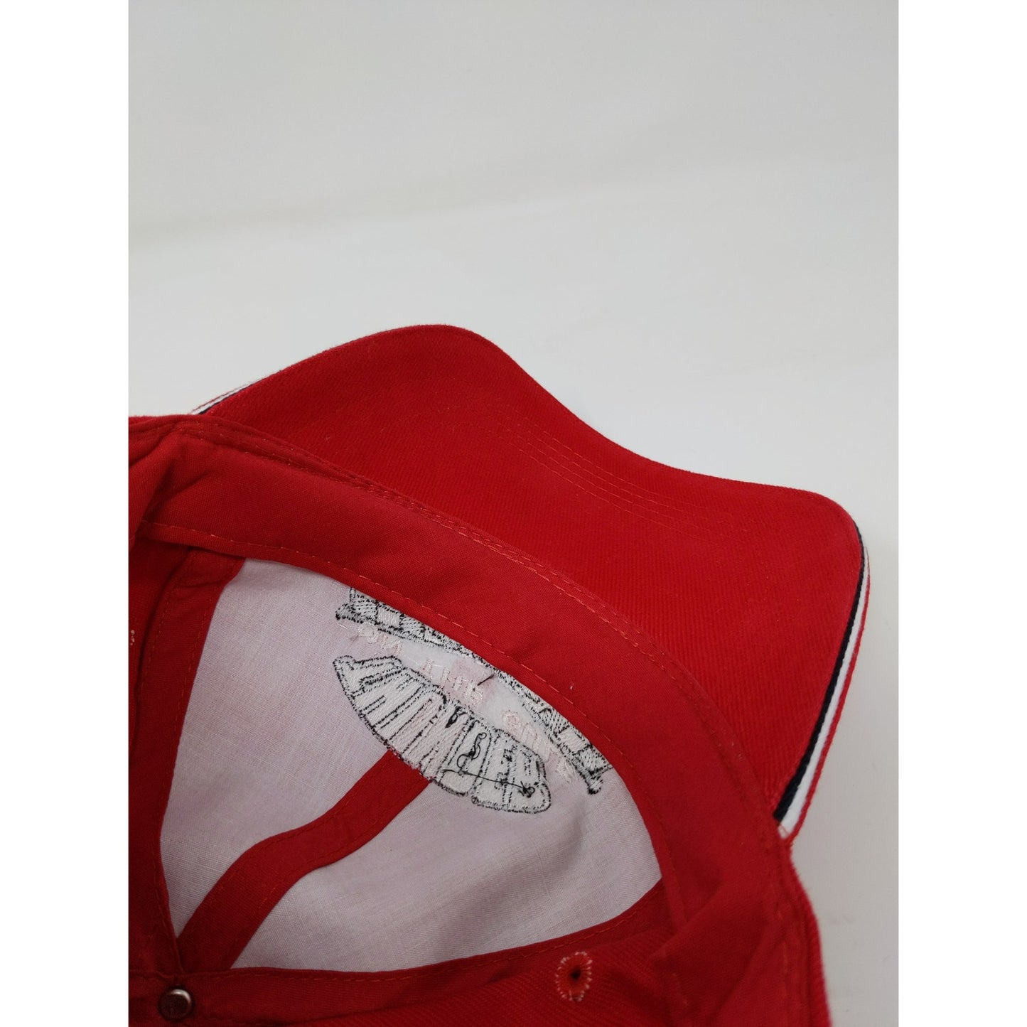 Thunder on the Gulf Orange Beach AL Alabama Strapback Hat Red Embroidered