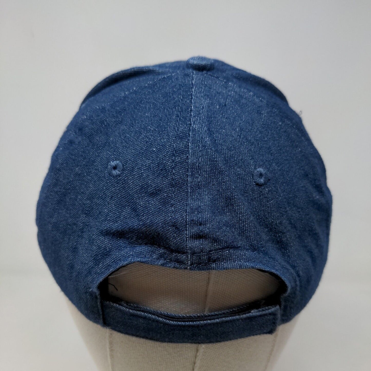 Mudd Men's Strapback Hat Blue Adjustable Cotton Polyester Blend