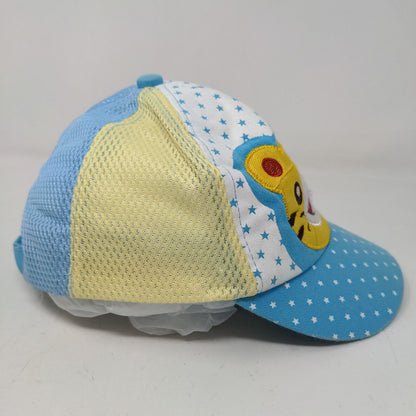 Unbranded Baby Hat Slideback Multicolor Stars Embroidered Lion