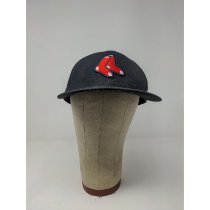 New Era 59Fifty On Field MLB Hat Boston Red Sox Size 7 5/8 Black Embroidered